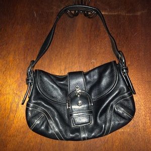 Vintage leather Coach Bag